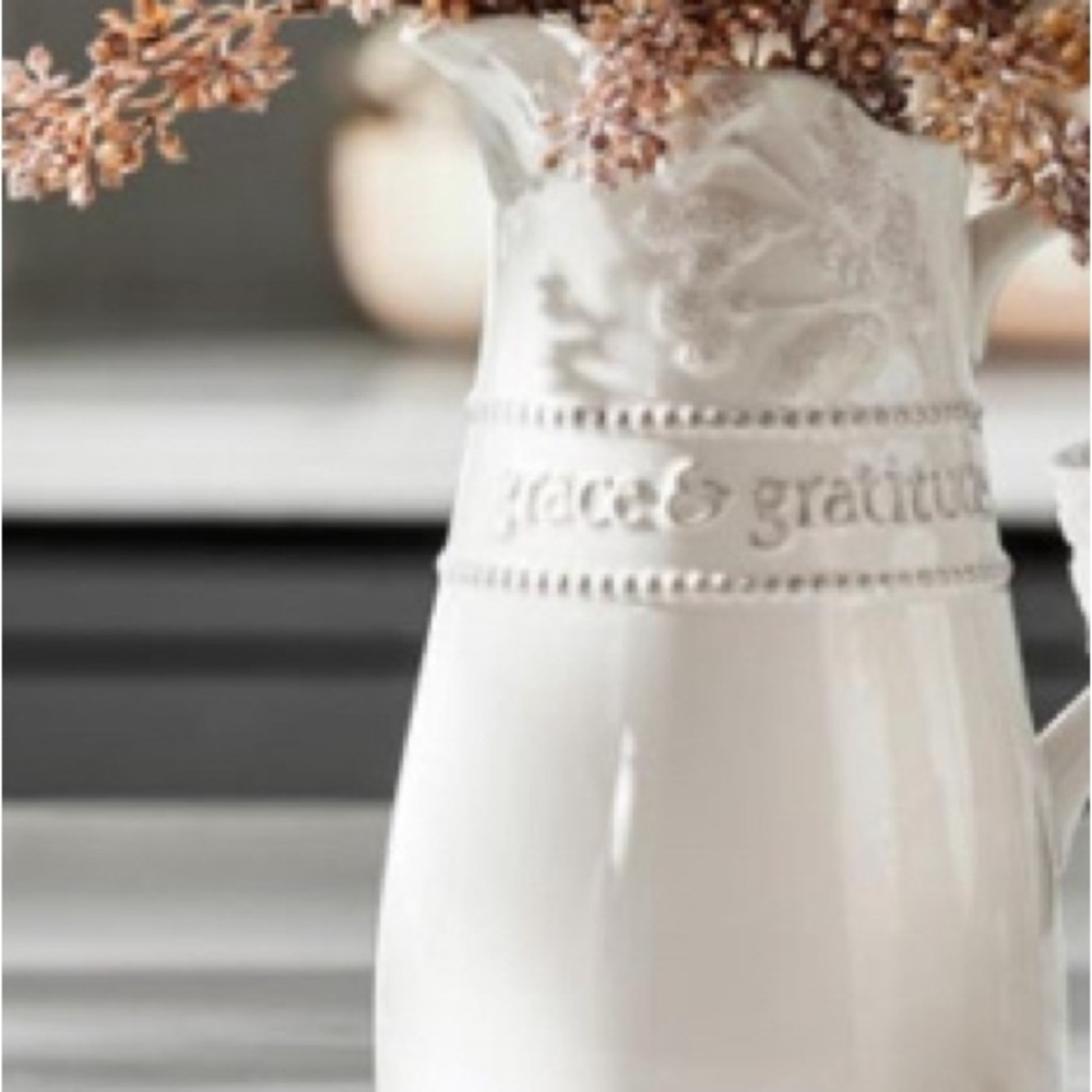 Mary and Martha Queen Anne Lace Pitcher